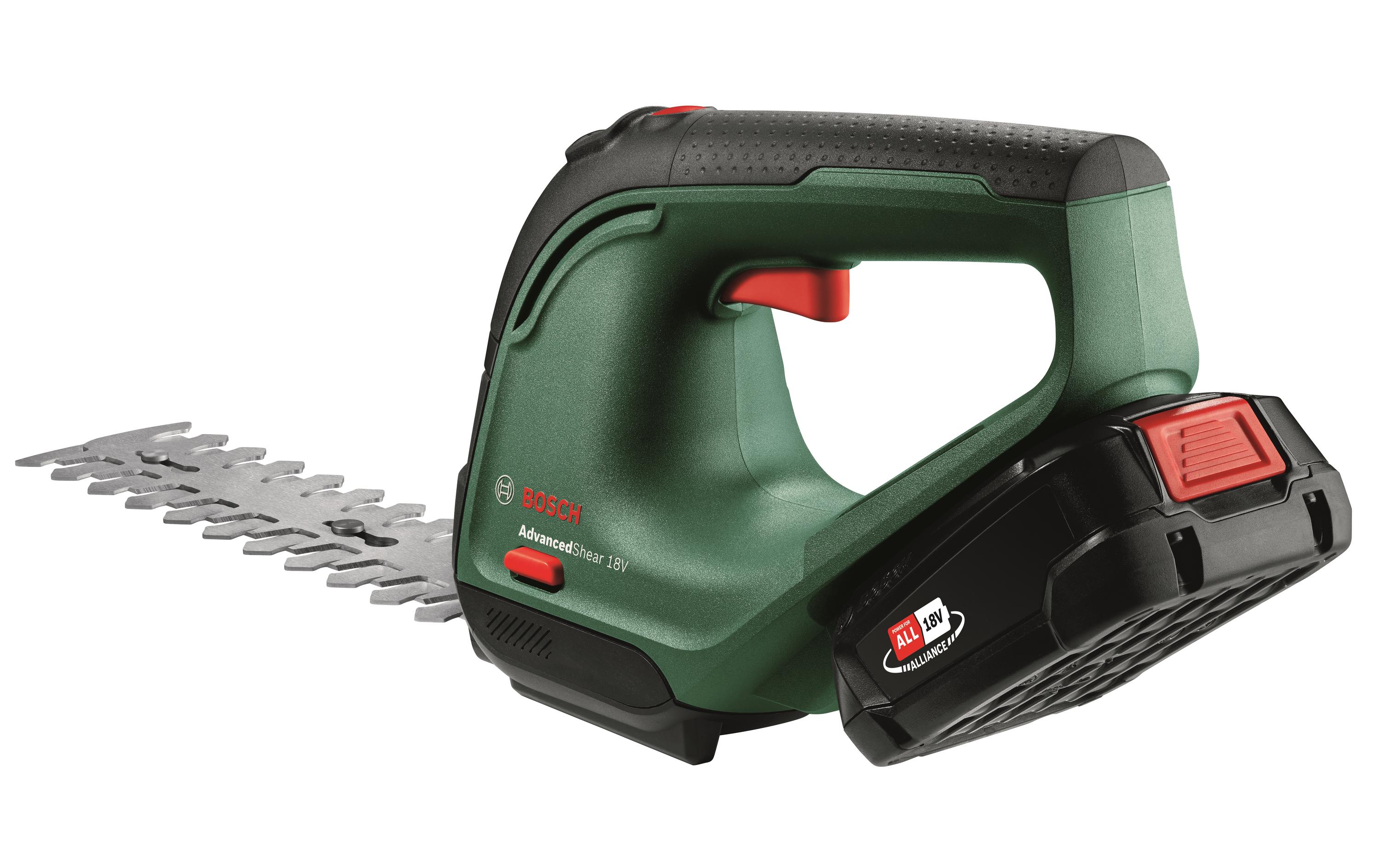 Bosch Akku-Gras-/Strauchschere Advanced Shear 18 Set