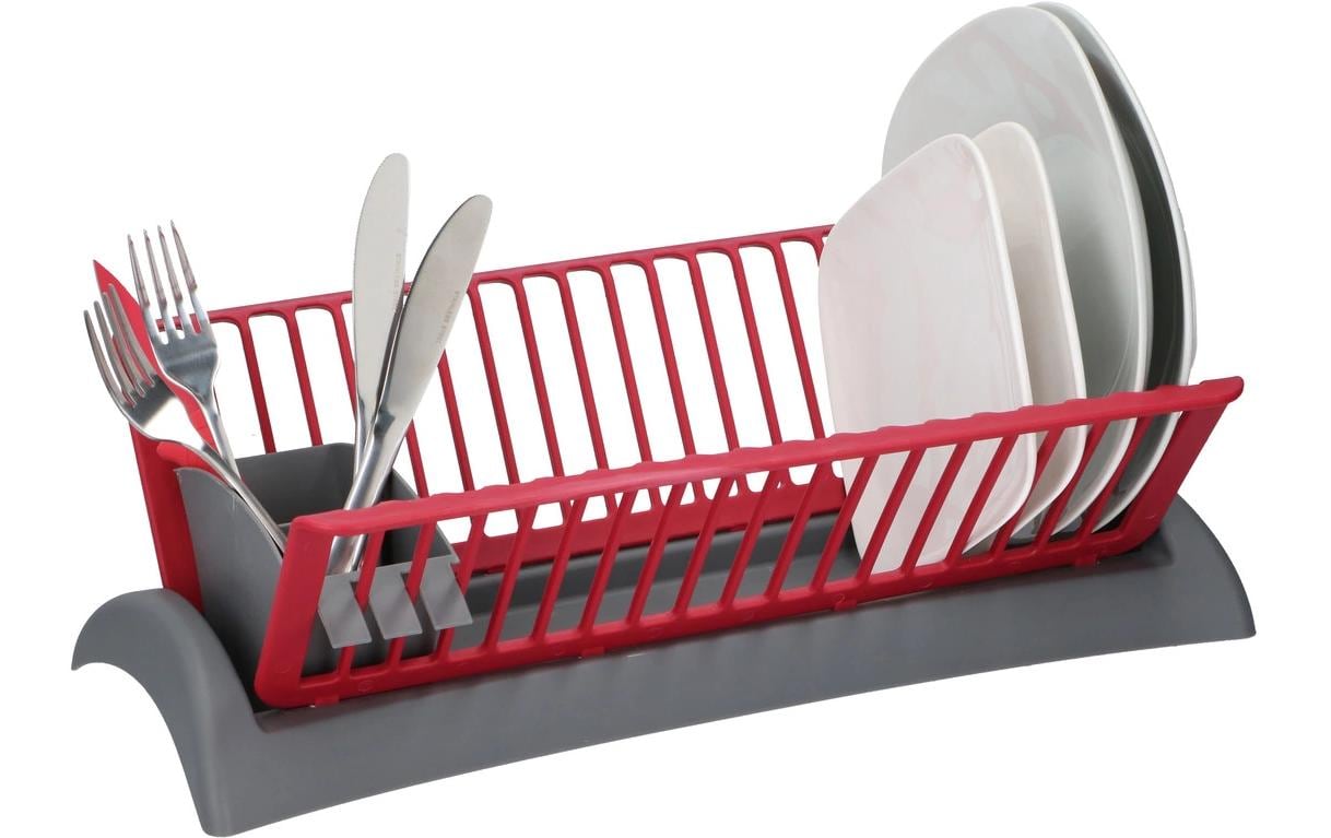 alpina Abtropfgestell Rot/Grau