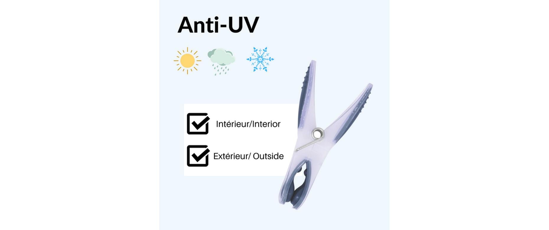 MSV Wäscheklammern 12 Stück, Mehrfarbig