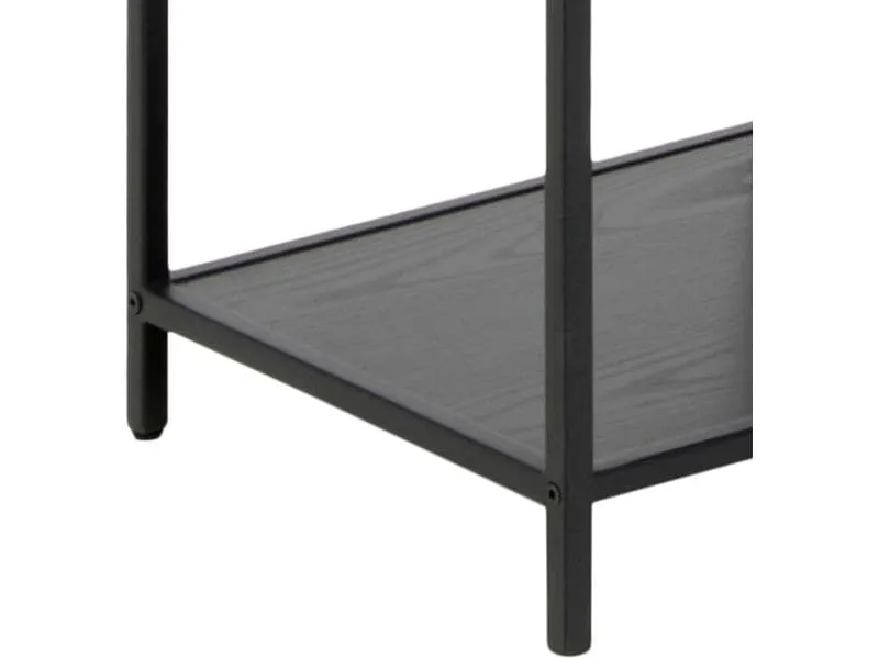 AC Design Regal Seaford 77 x 35 x 185 cm, Schwarz