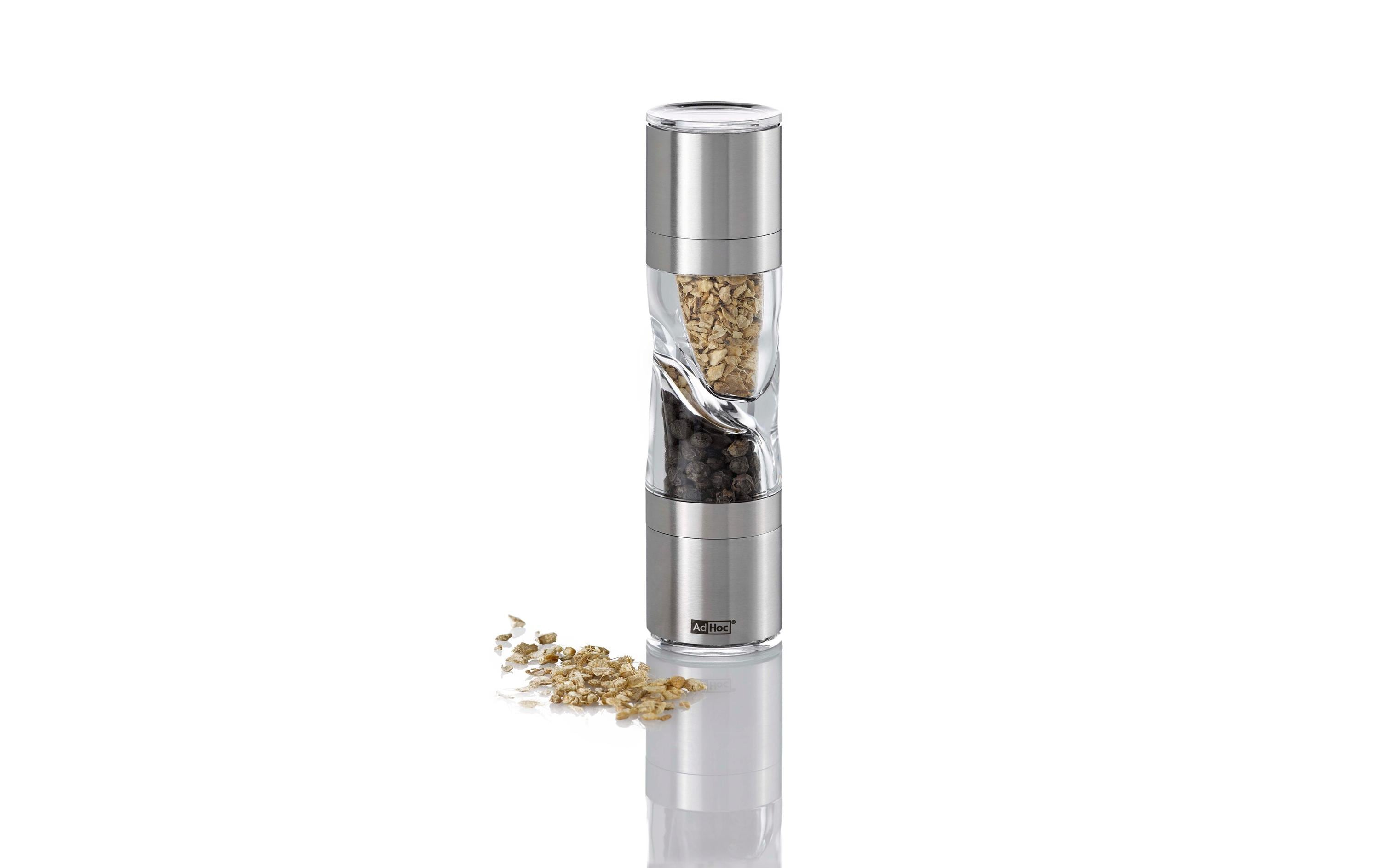 AdHoc Gewürzmühle und Schneider 15 cm, Silber