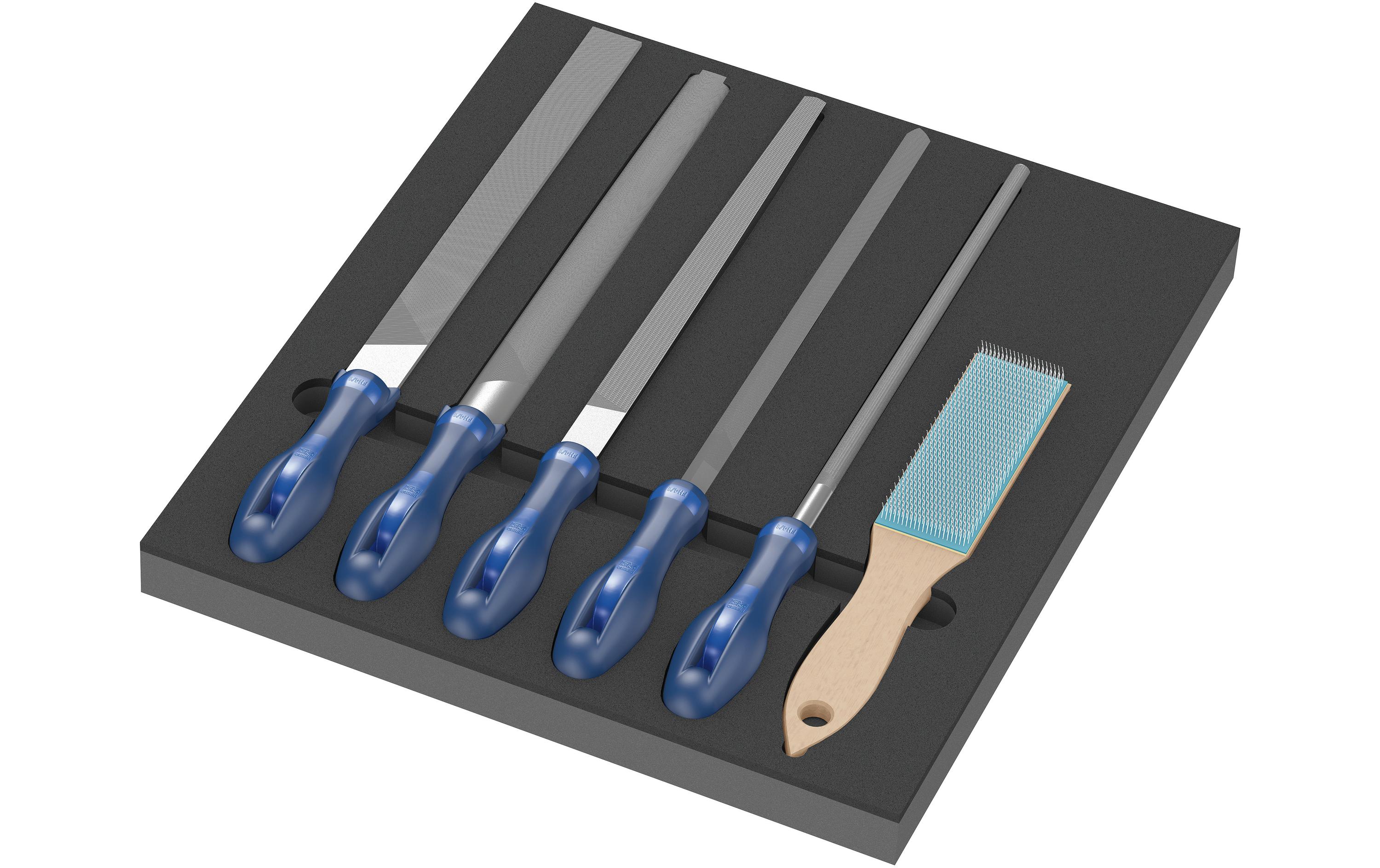 Wera Feilen-Satz PFERD 9783 Schaumstoffeinlage Set 1, 6-teilig Wera Feilen-Satz PFERD 9783 Schaumstoffeinlage Set 1, 6-teilig