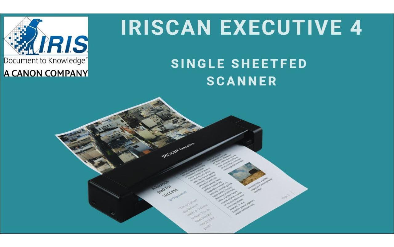 IRIS Mobiler Dokumentenscanner IRIScan Executive 4 Duplex IRIS Mobiler Dokumentenscanner IRIScan Executive 4 Duplex
