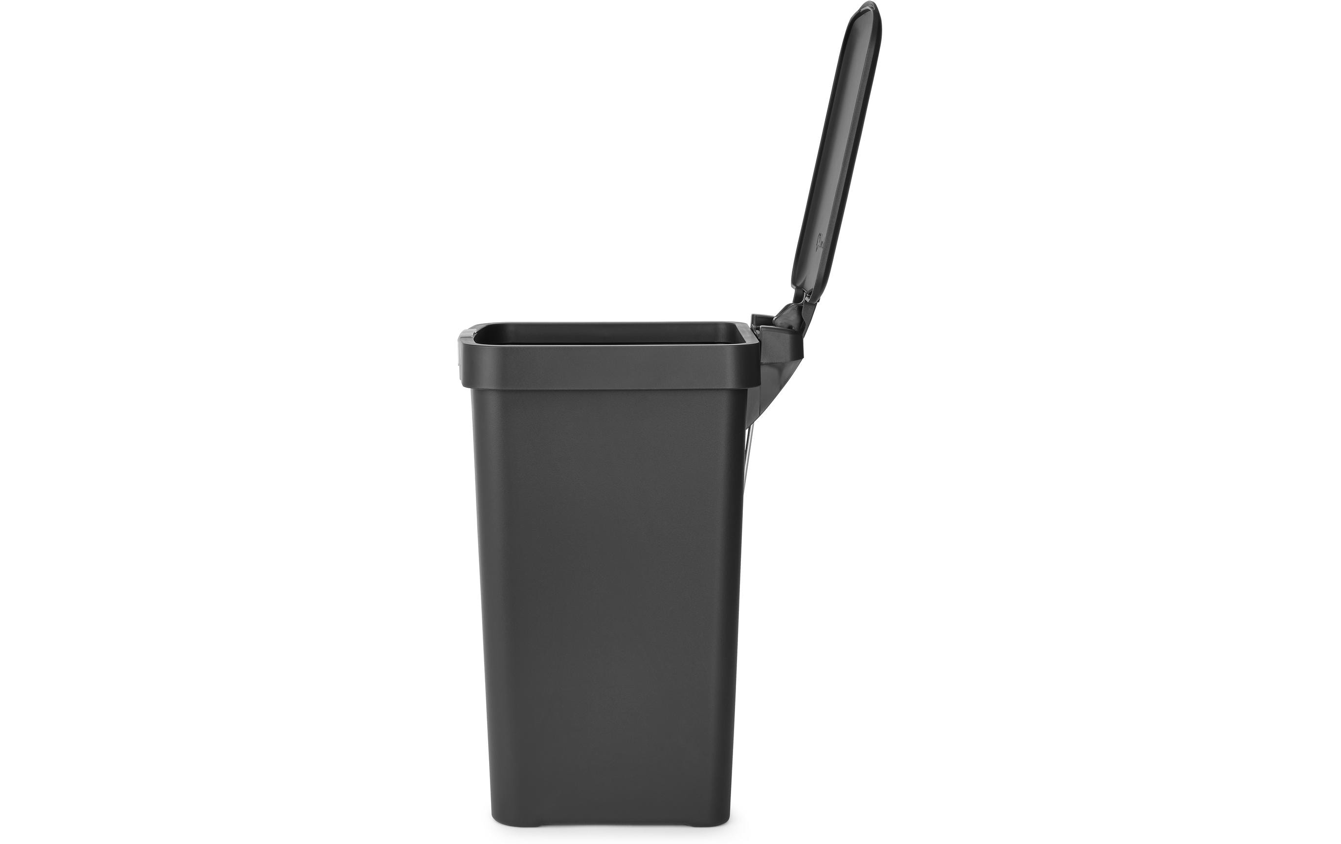 Brabantia Recyclingbehälter StepUp 10 l, Dunkelgrau