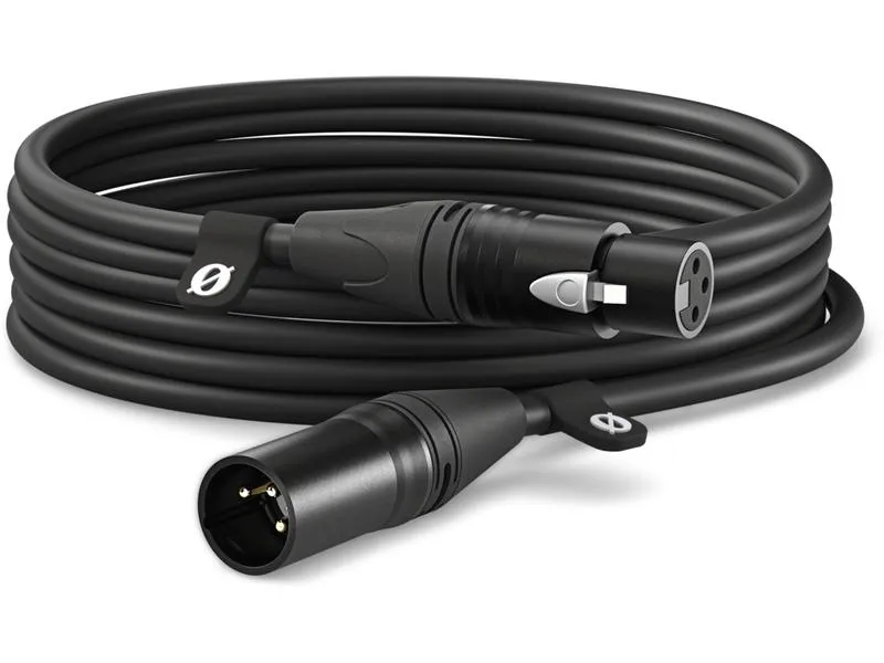 Rode XLR-Kabel XLRm-XLRf 6 m, Schwarz Rode XLR-Kabel XLRm-XLRf 6 m, Schwarz