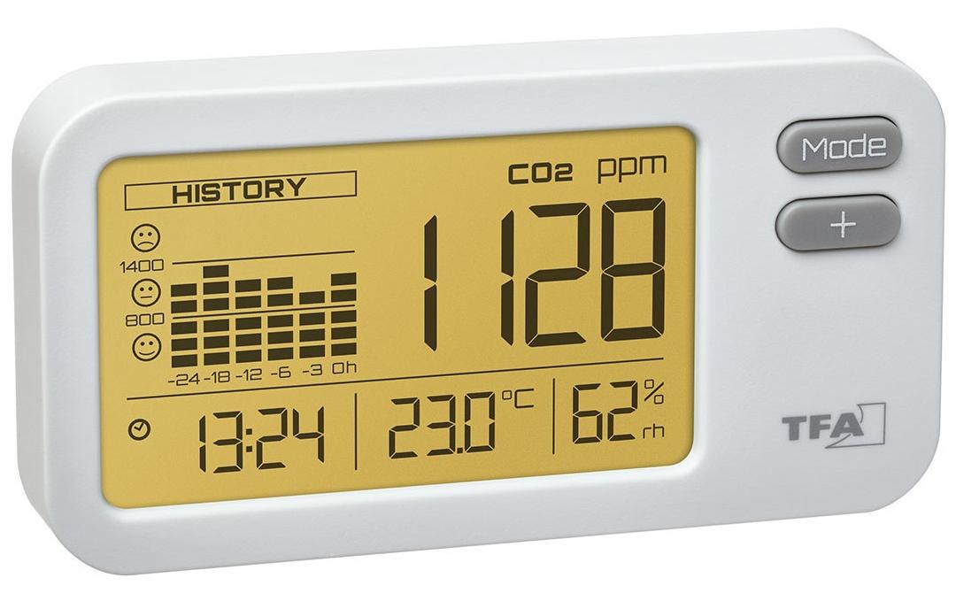 TFA Dostmann CO2 Luftgütemonitor Airco2ntrol Coach Weiss TFA Dostmann CO2 Luftgütemonitor Airco2ntrol Coach Weiss