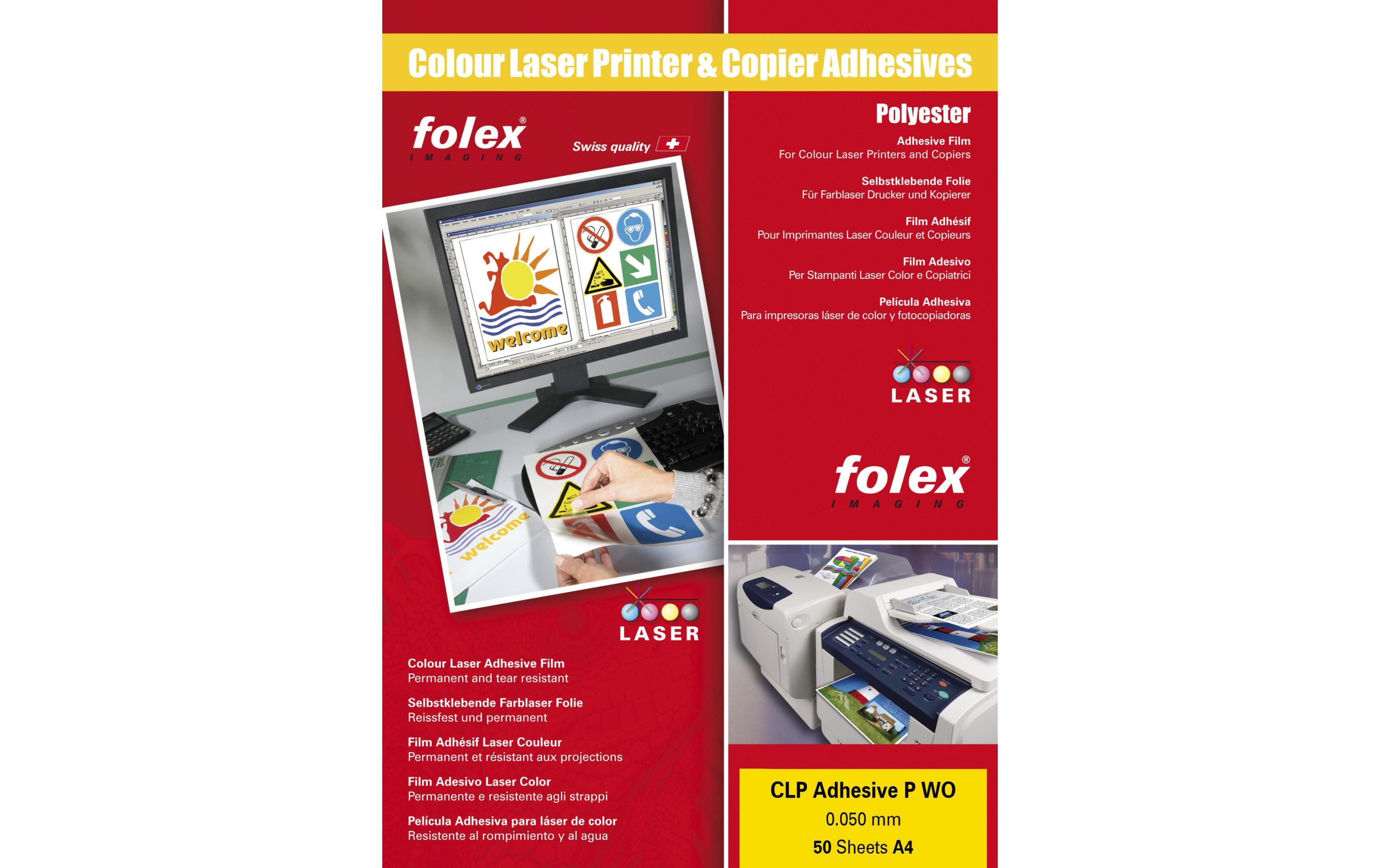 Folex Etiketten mit Silikonpapier 210 x 297 mm