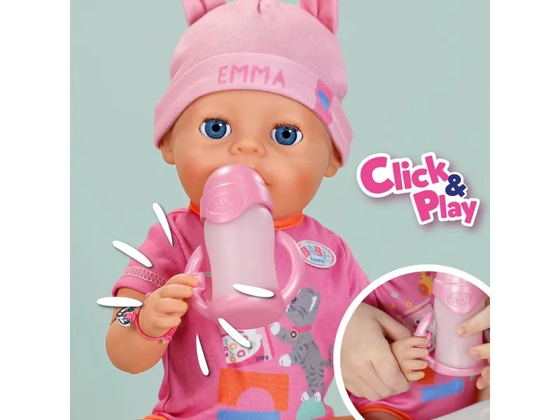 Baby Born BABY born Emma Click & Play 43 cm 43 cm Baby Born BABY born Emma Click & Play 43 cm 43 cm