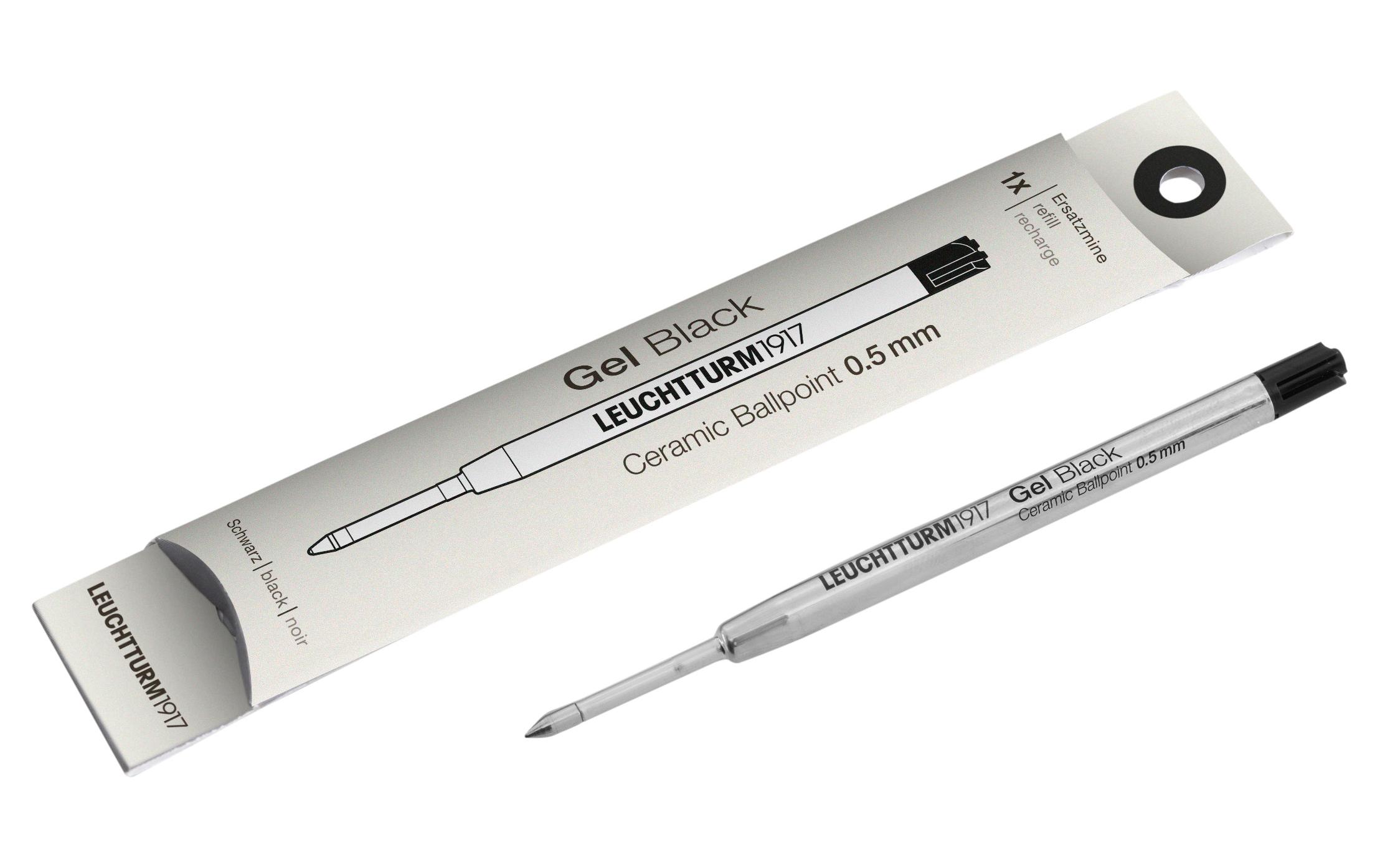 Leuchtturm Schreibmine Drehgriffel 0.5 mm, Schwarz Leuchtturm Schreibmine Drehgriffel 0.5 mm, Schwarz