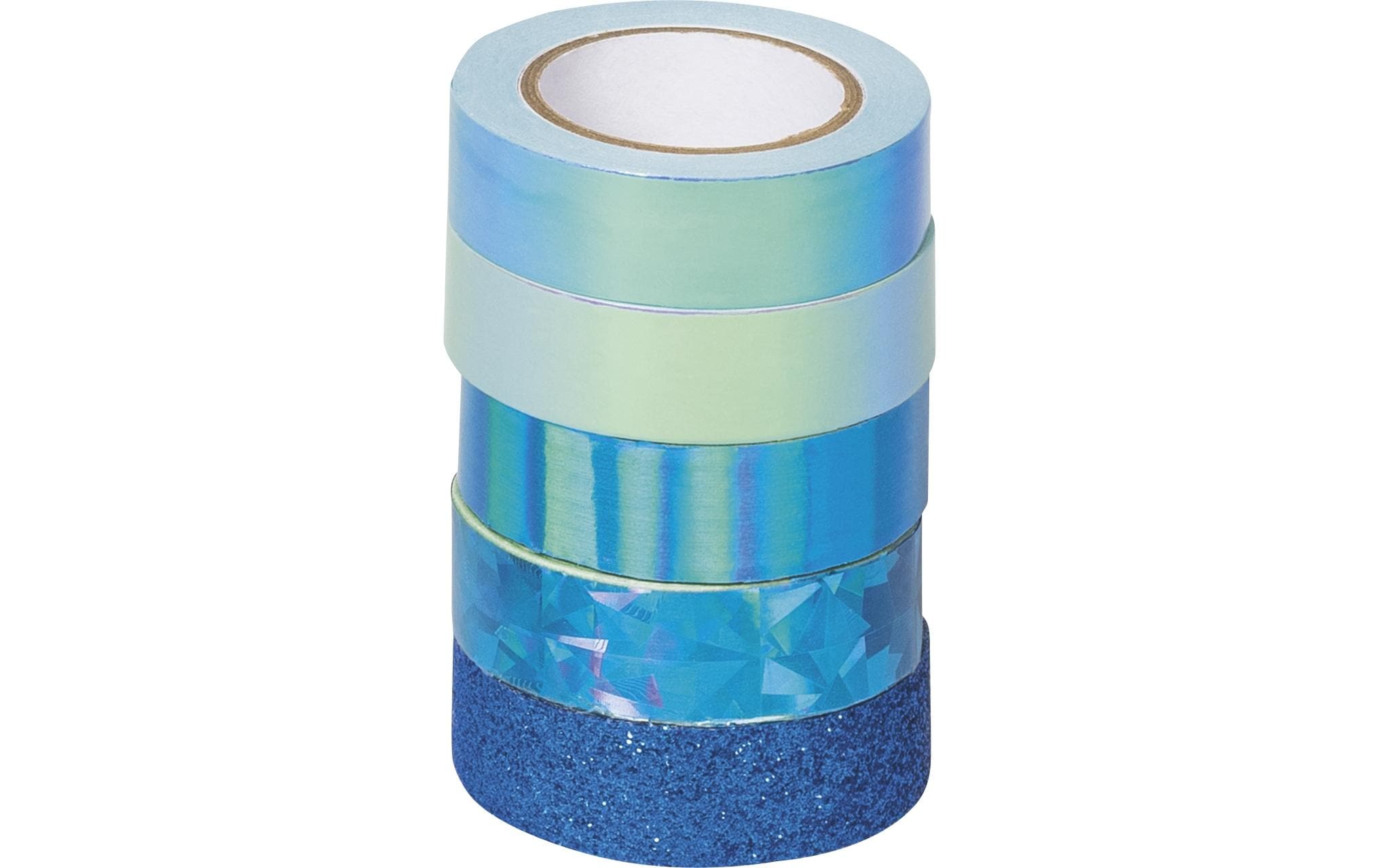 Heyda Washi Tape Effekt Mix Basic Blau Heyda Washi Tape Effekt Mix Basic Blau