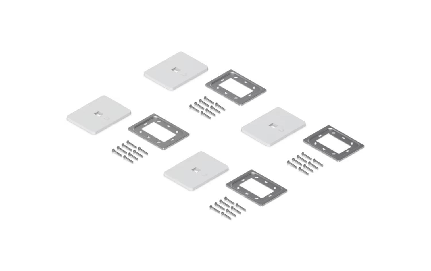 Ubiquiti Vertikal Paintable Keystone Wall Plate 1-Port, 4er-Pack
