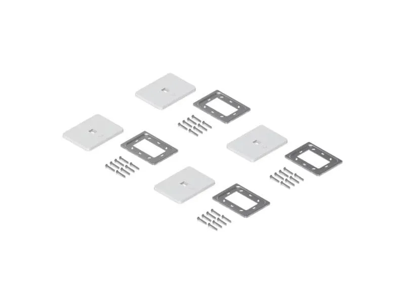 Ubiquiti Vertikal Paintable Keystone Wall Plate 1-Port, 4er-Pack