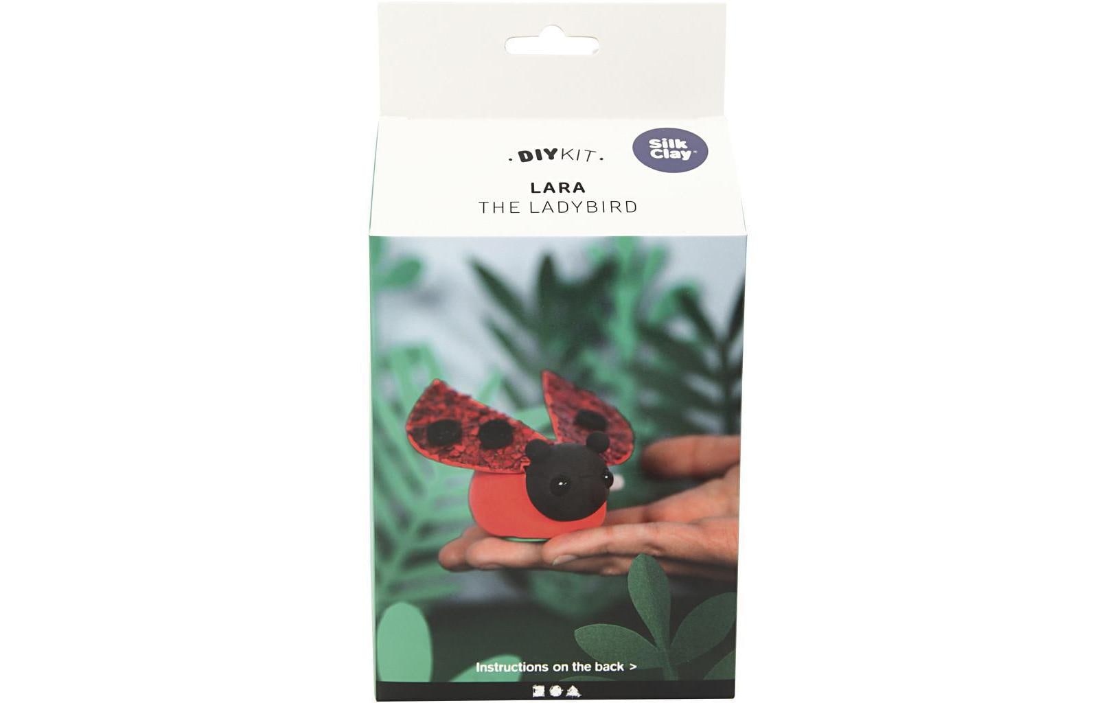 Creativ Company Modellier-Set Silk Clay Marienkäfer, 1 Set