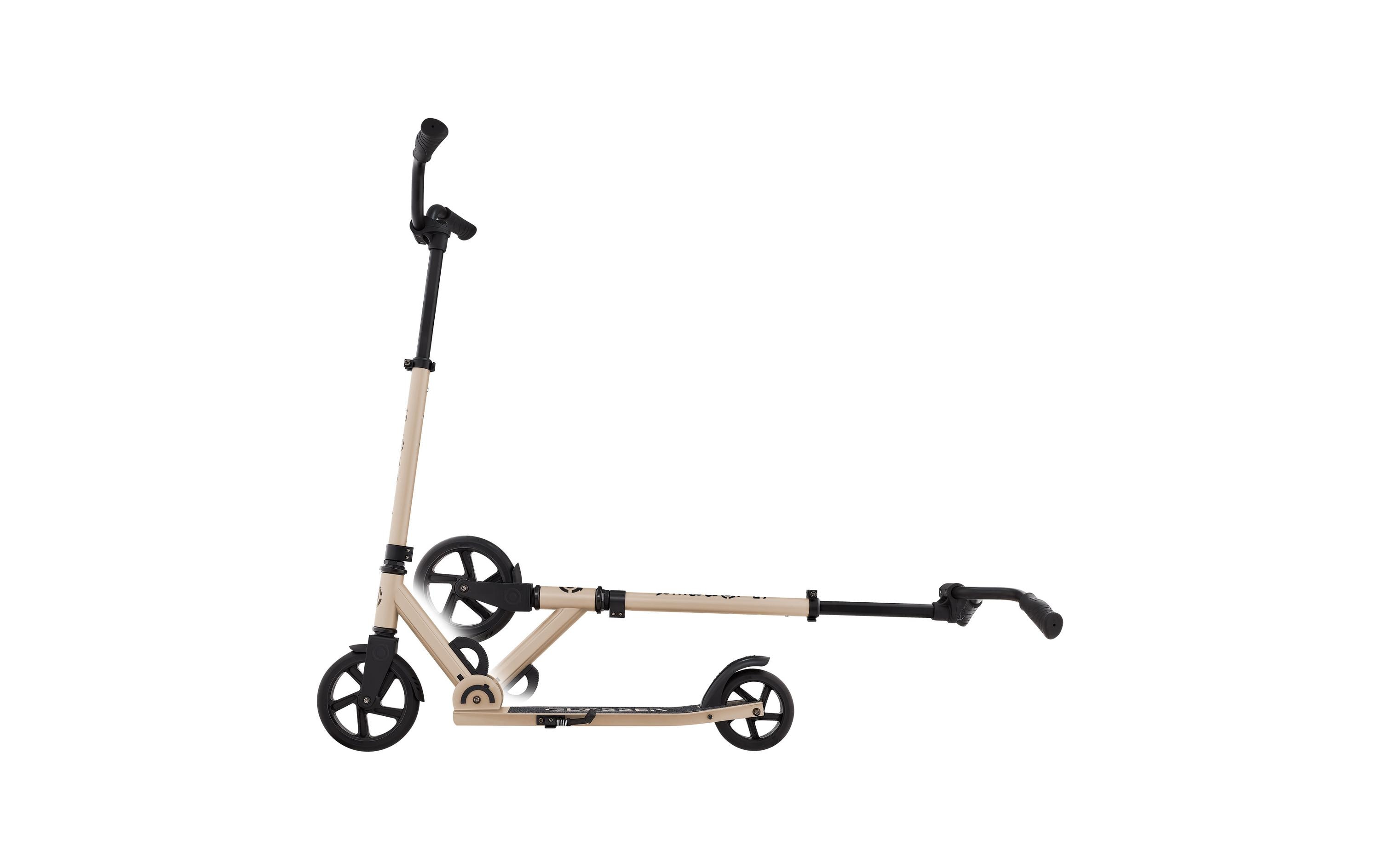 GLOBBER Flow Rider Tretroller Aluminium Sand