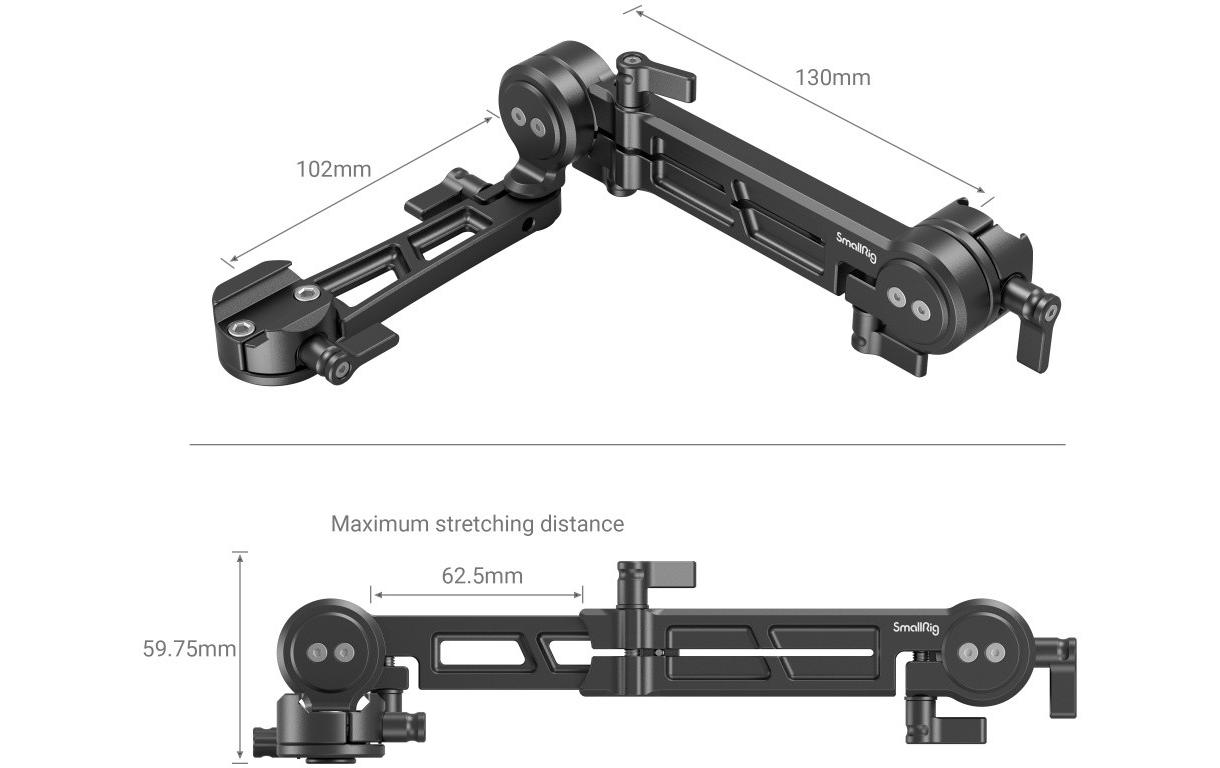 Smallrig Adjustable EVF Mount with NATO Clamp