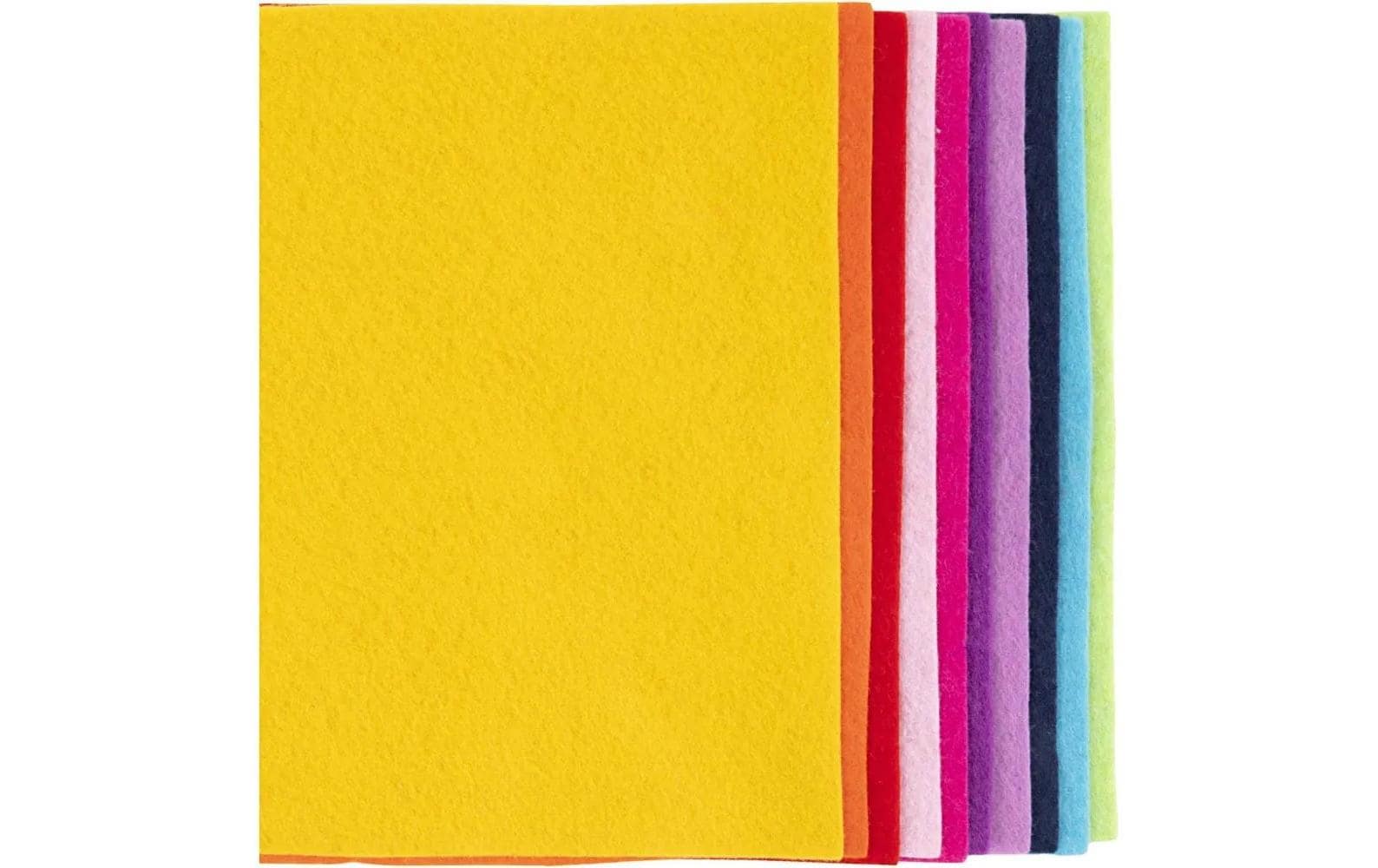 Creativ Company Bastelfilz 10 Stück, Sortiert, Sortierte Farben
