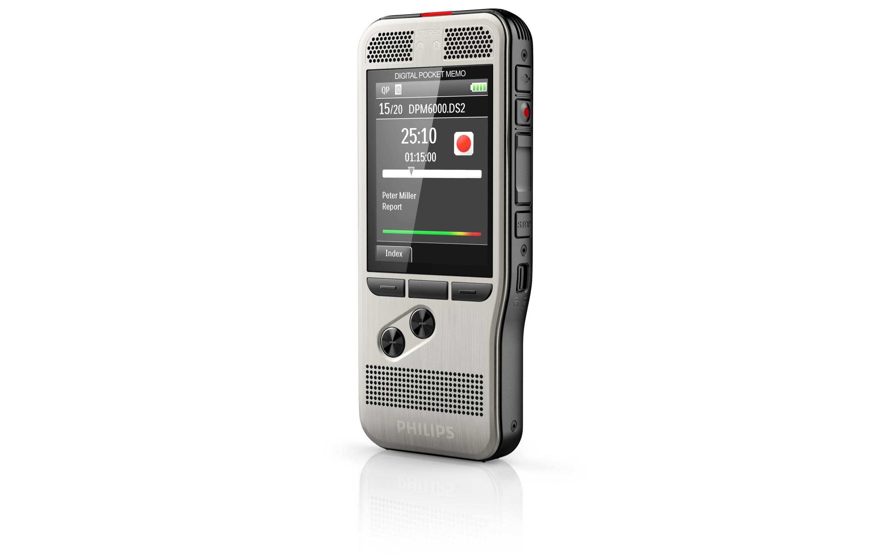 Philips Diktiergerät Digital Pocket Memo DPM6000