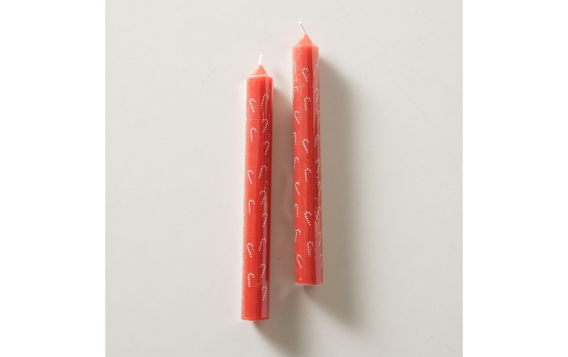 Boltze Weihnachtskerze Candise 2-teilig, Rot