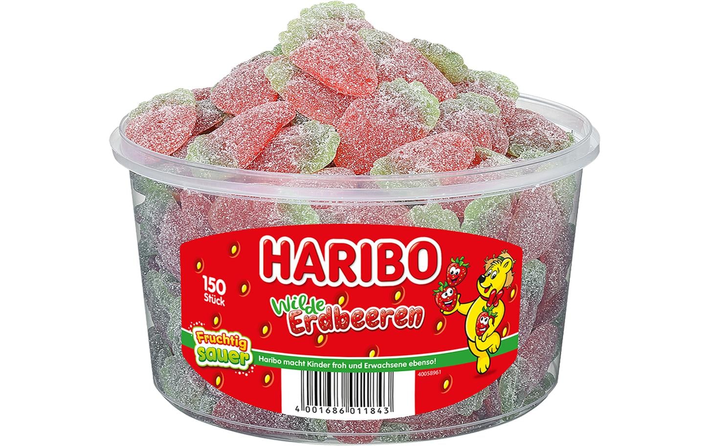 Haribo Saure Riesen Erdbeeren 150 Stück