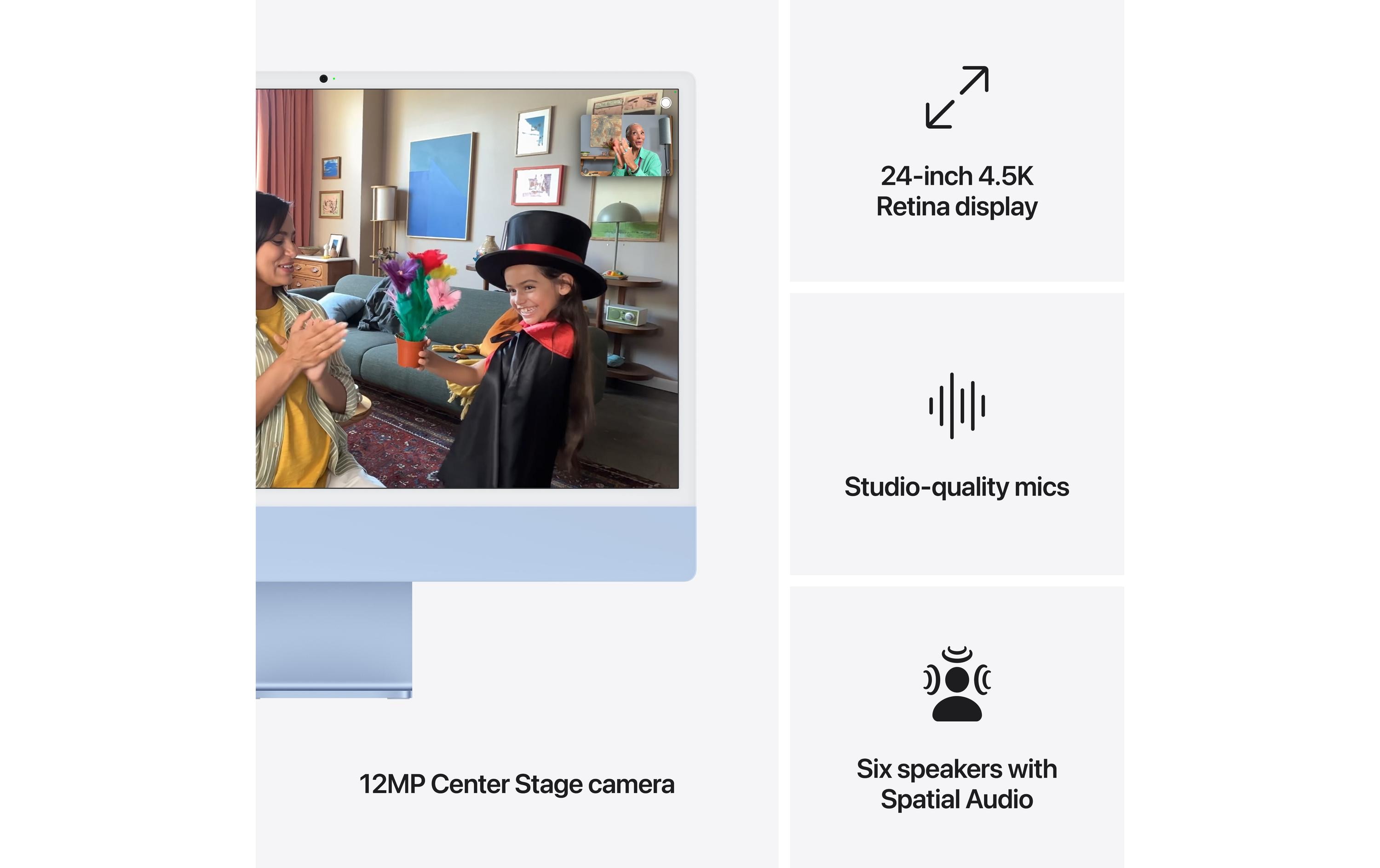 Apple iMac 24 M4 8C GPU / 256 GB / 16 GB Blau