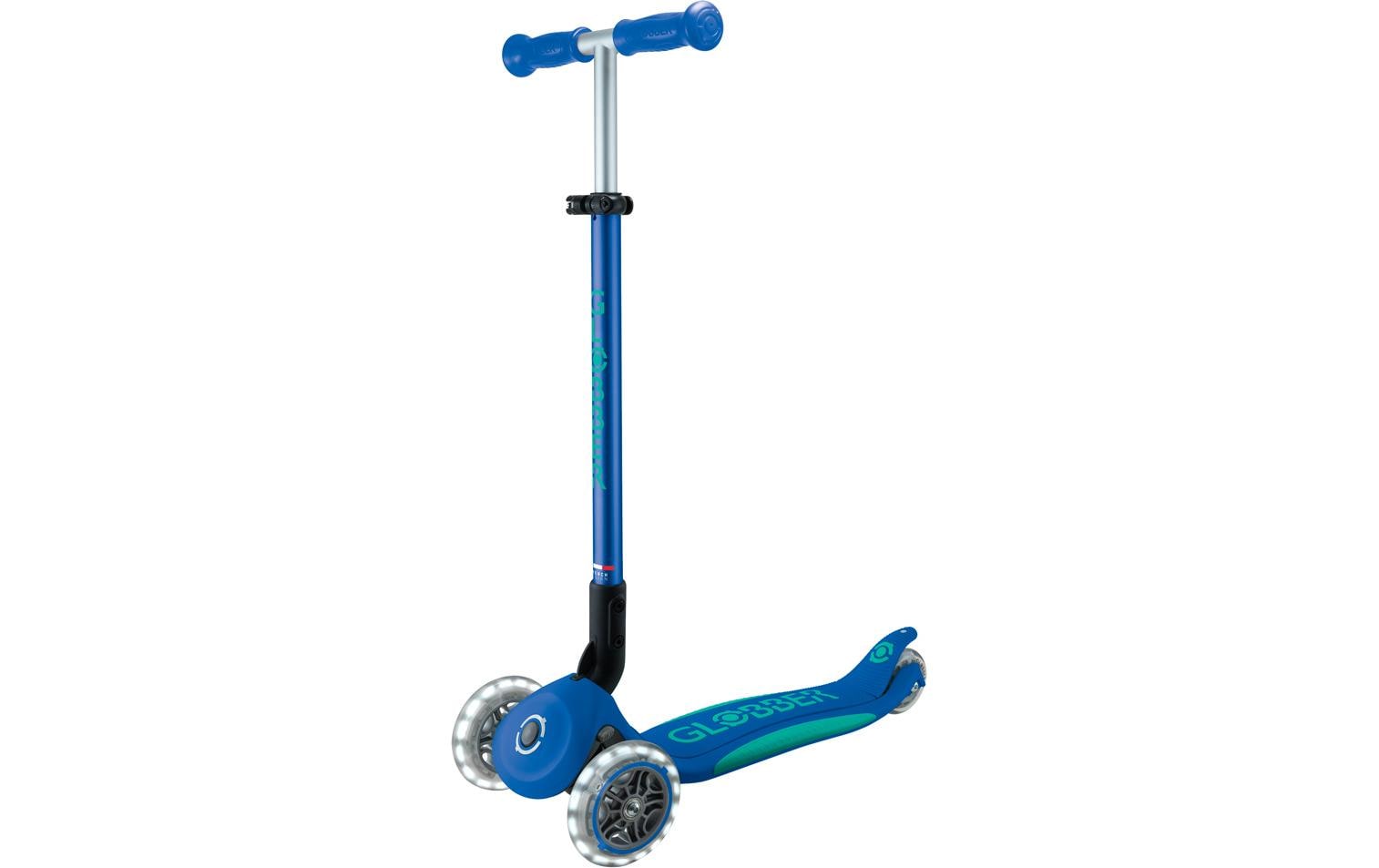 GLOBBER Primo Foldable Plus Lights Mini Blau GLOBBER Primo Foldable Plus Lights Mini Blau
