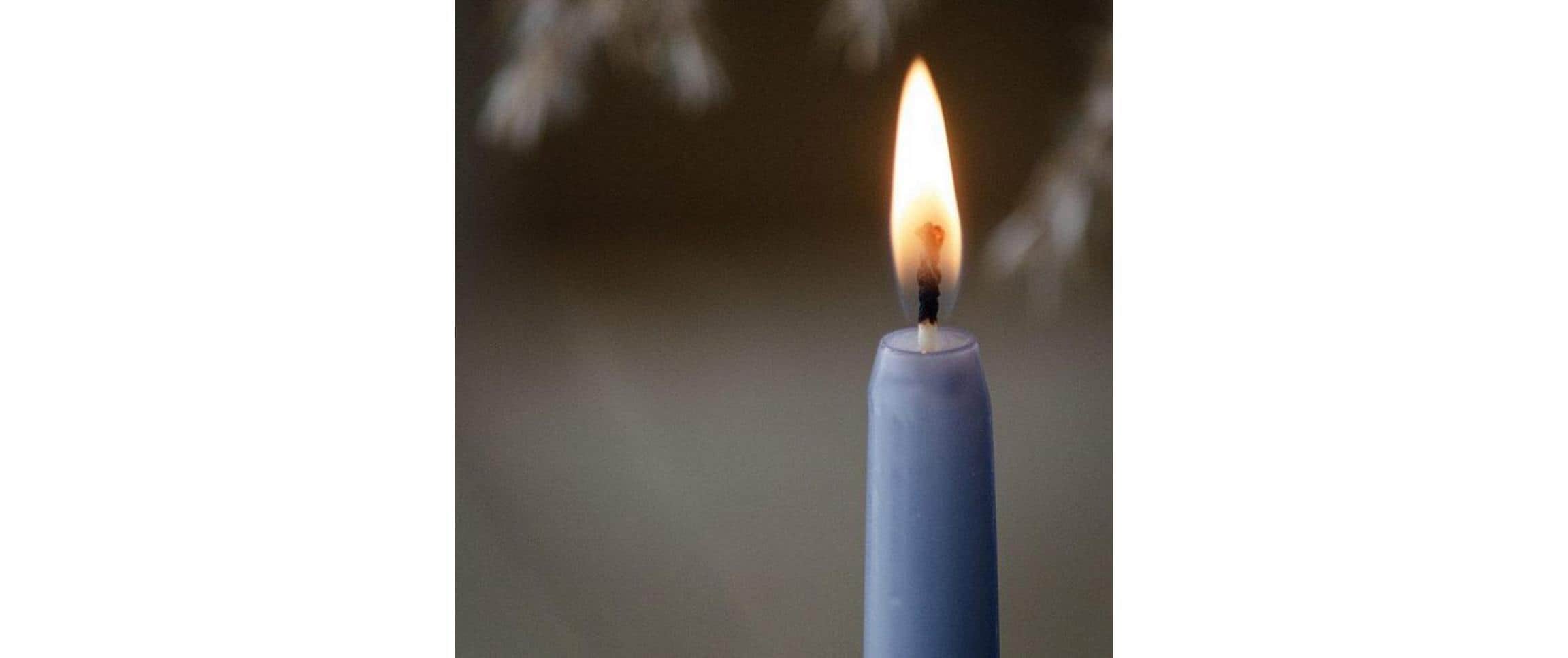 balthasar Etoilekerze 24 cm x 2.2 cm, Blue Denim, 10 Stück