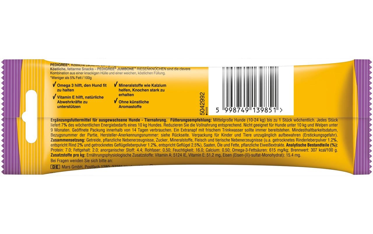 Pedigree Jumbone Large mit Rind 180 g