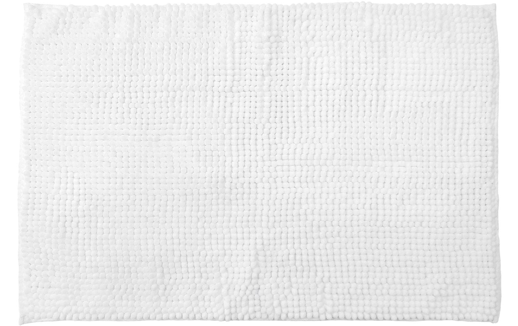 diaqua® Badteppich Chenille 90 x 60 cm, Weiss