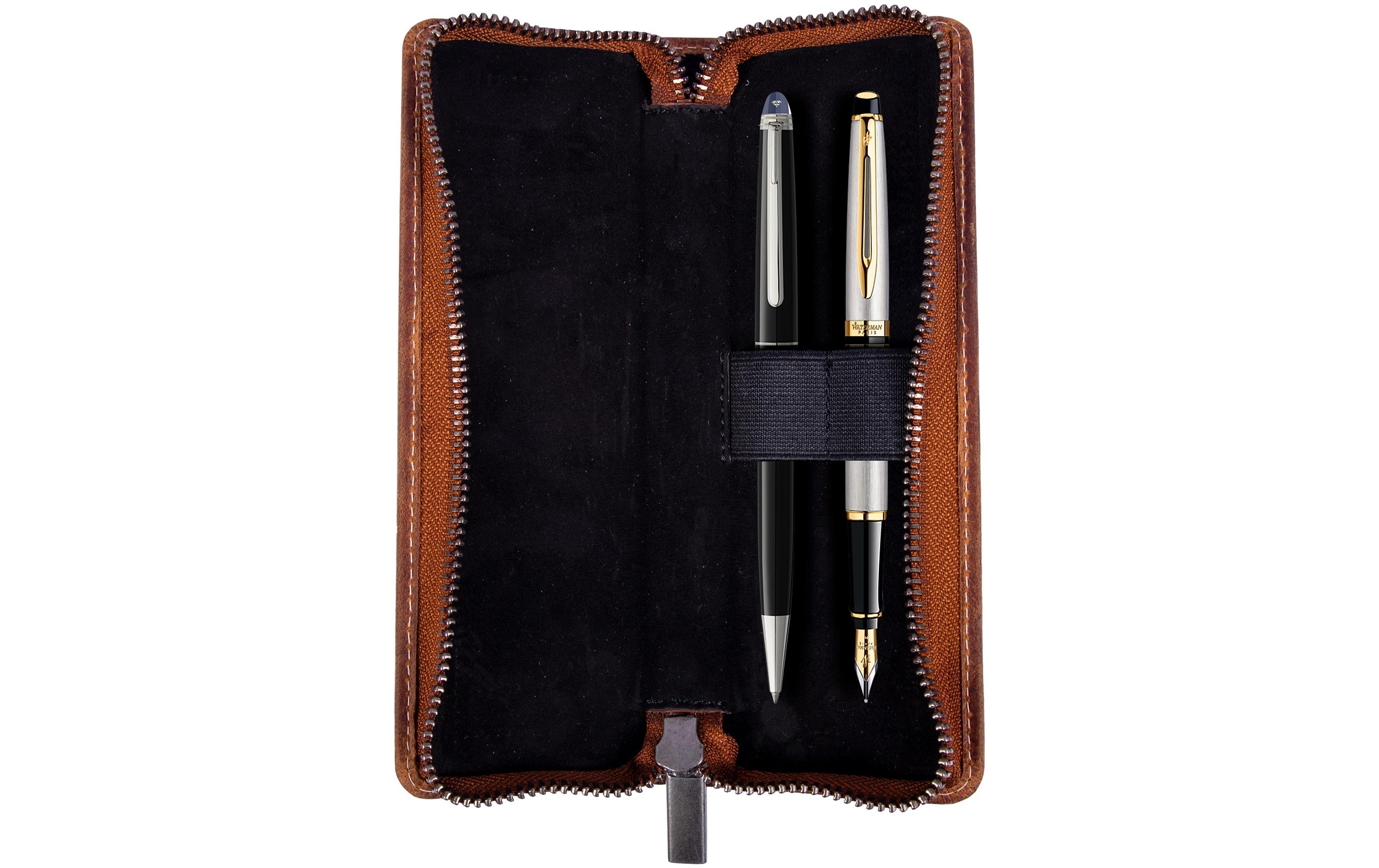 Alpenleder Etui Zwoa, Wild Camel