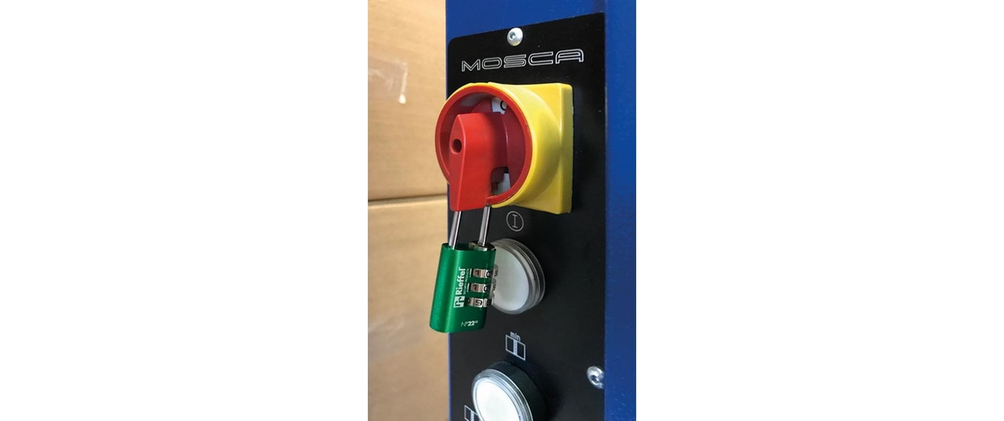 Rieffel Vorhängeschloss Aluminium Nr. 22 Grau Aluminium