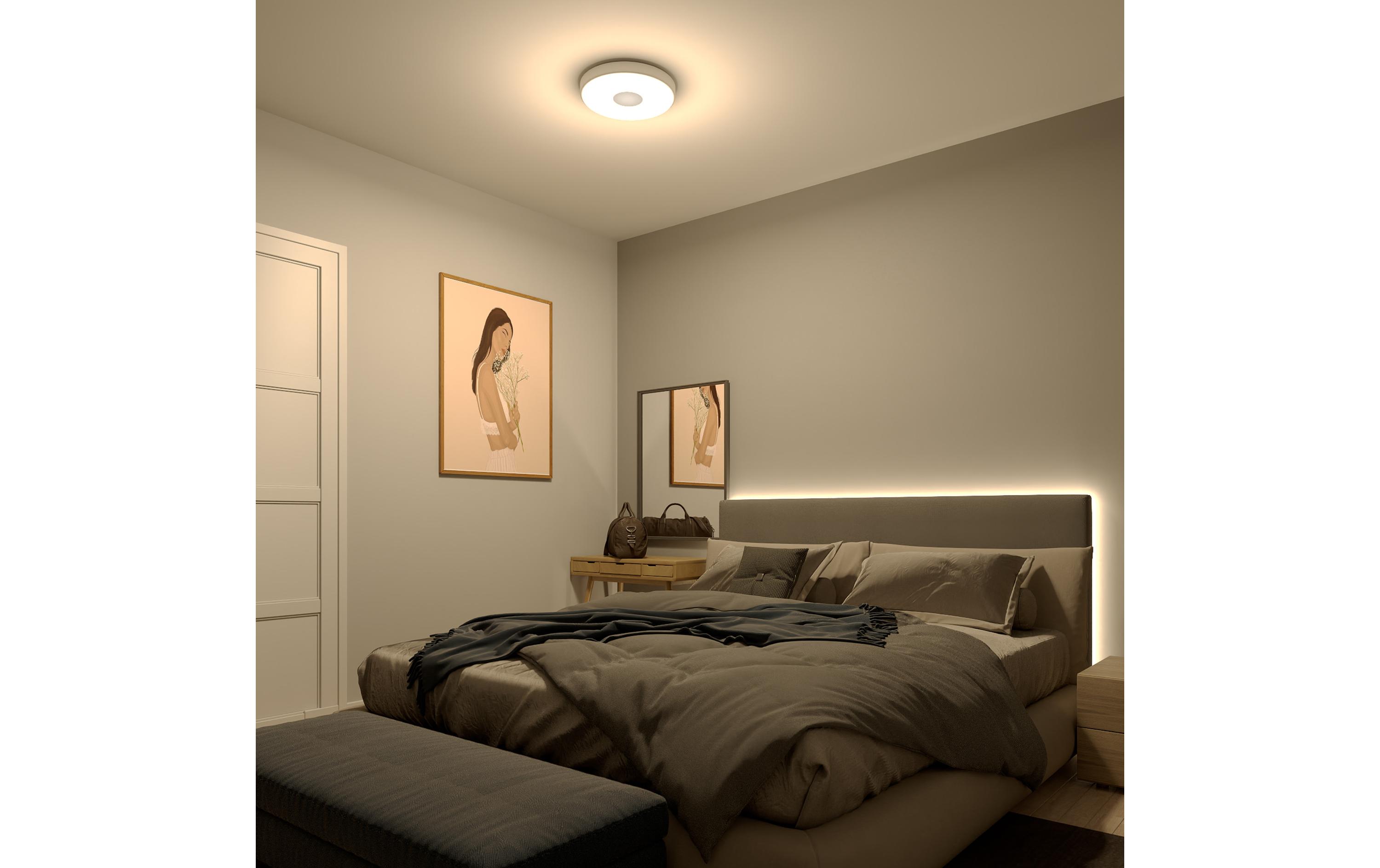 Philips Deckenleuchte Coiner SceneSwitch 2700K, 2700 Lm, Weiss