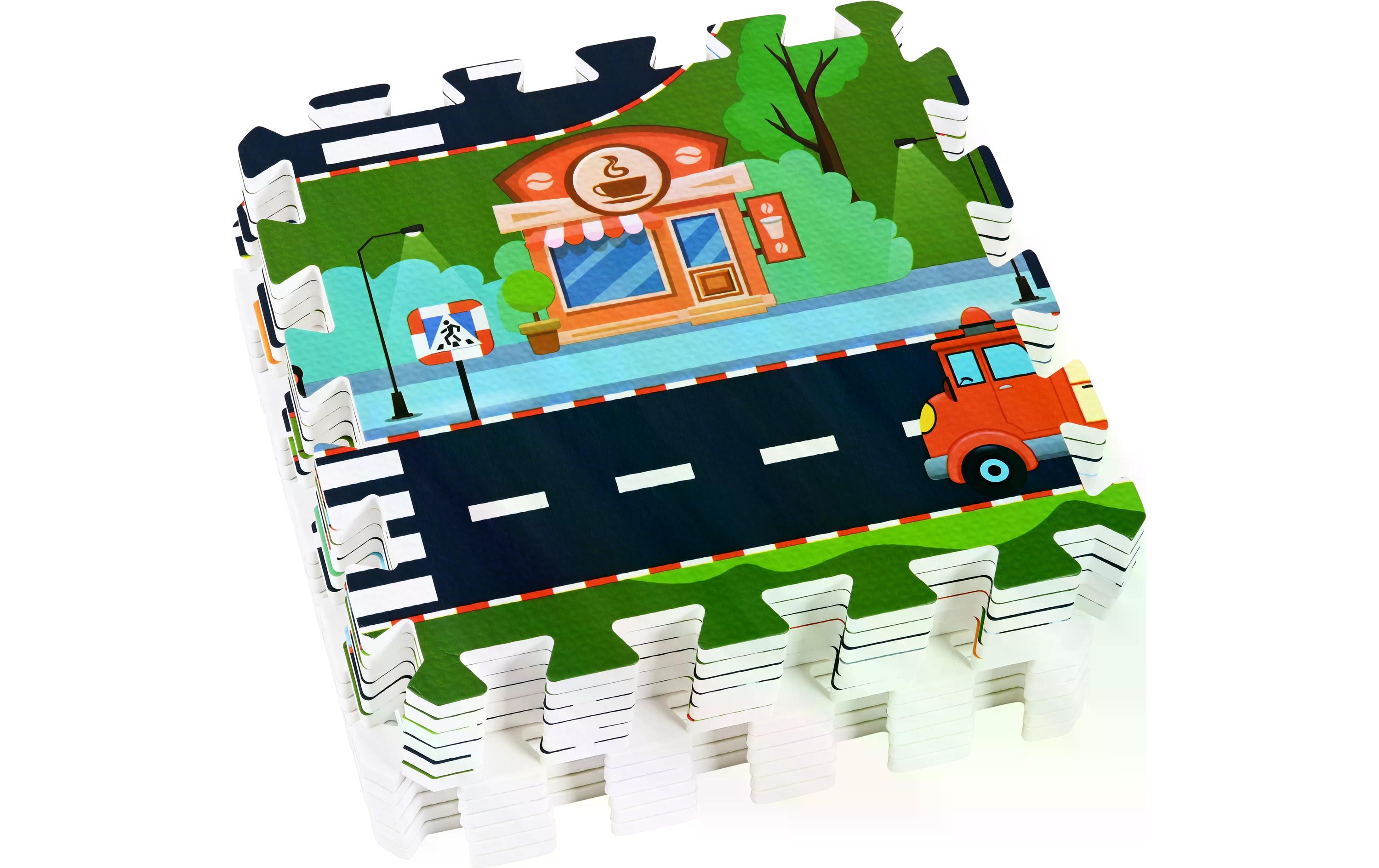 Knorrtoys Puzzlematte Strasse 12-teilig