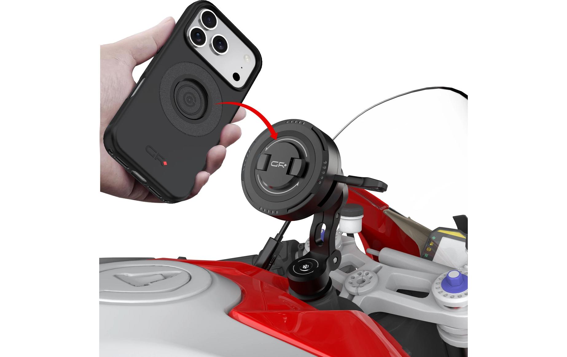 GRXplore Smartphone-Halterung GR-MW61 Crossbar-Spiegel