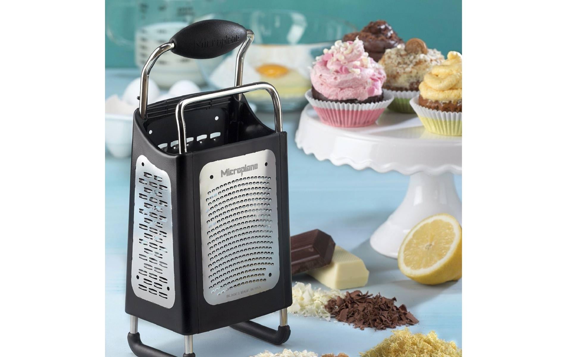 Microplane Gourmet Multifunktionsreibe Schwarz