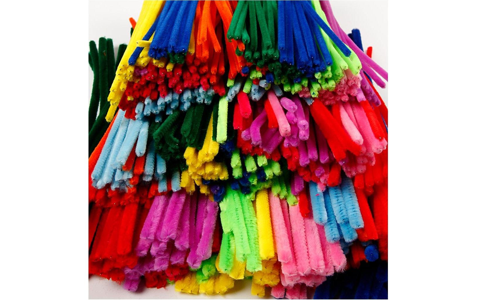 Creativ Company Chenilledraht 4, 6, 9 mm, diverse Farben, 700 Stück