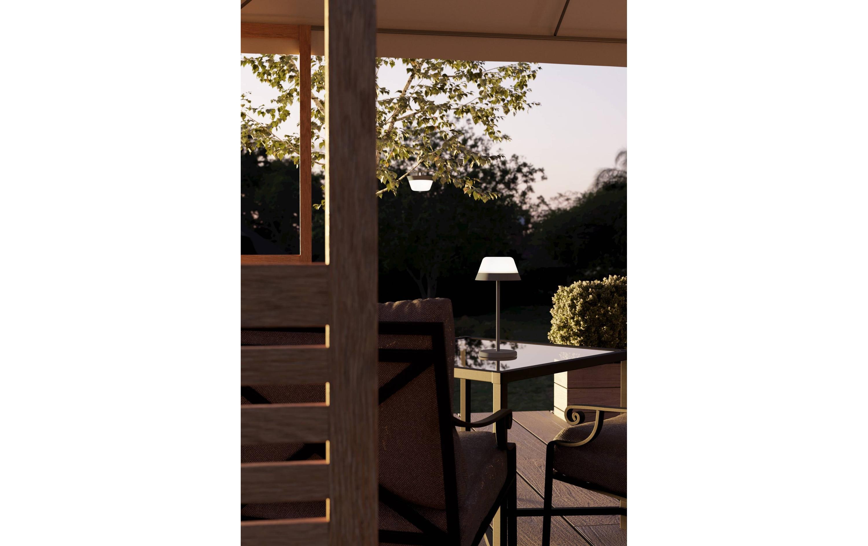 EGLO Leuchten Akku-Tischleuchte MEGGIANO 1.5W, 32 cm, Grau