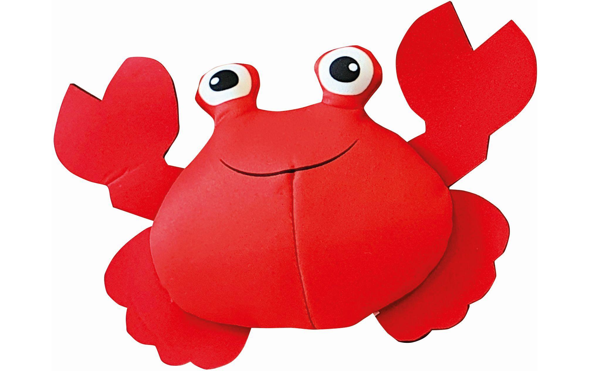 Nobby Schwimmspielzeug Floating Krabbe, 12 cm, Rot