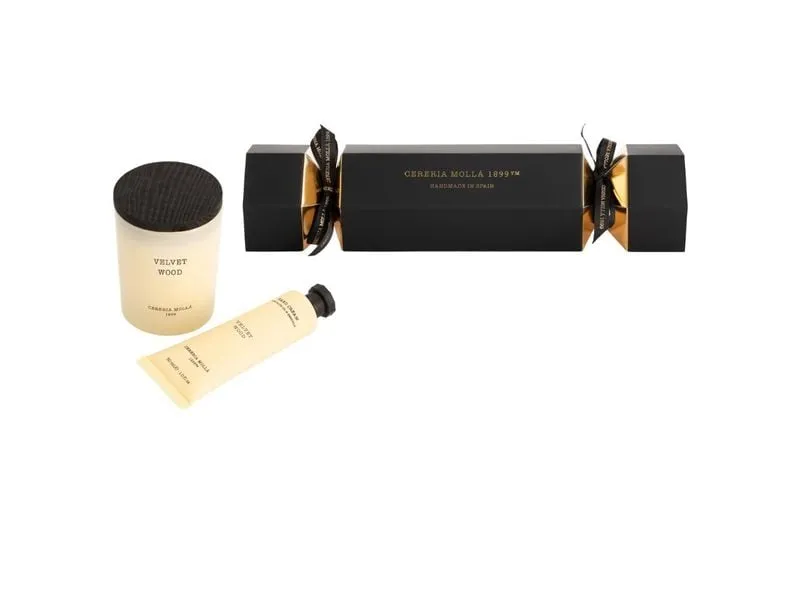 Cerería Mollá Giftset Cracker Velvet Wood Velvet Wood