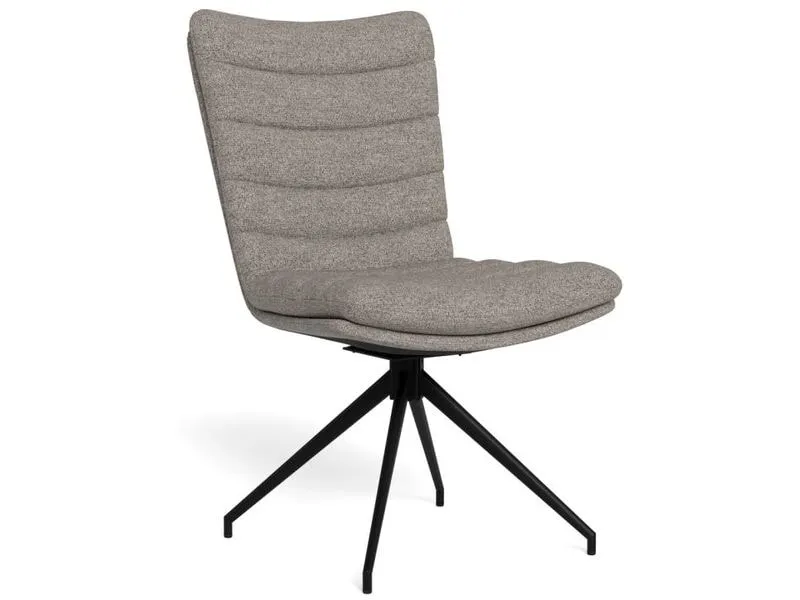 AC Design Stuhl Grafton Hellgrau/Schwarz, 2 Stück AC Design Stuhl Grafton Hellgrau/Schwarz, 2 Stück