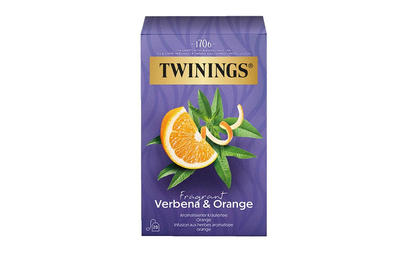 Twinings Teebeutel Eisenkraut & Orange 20 Stück