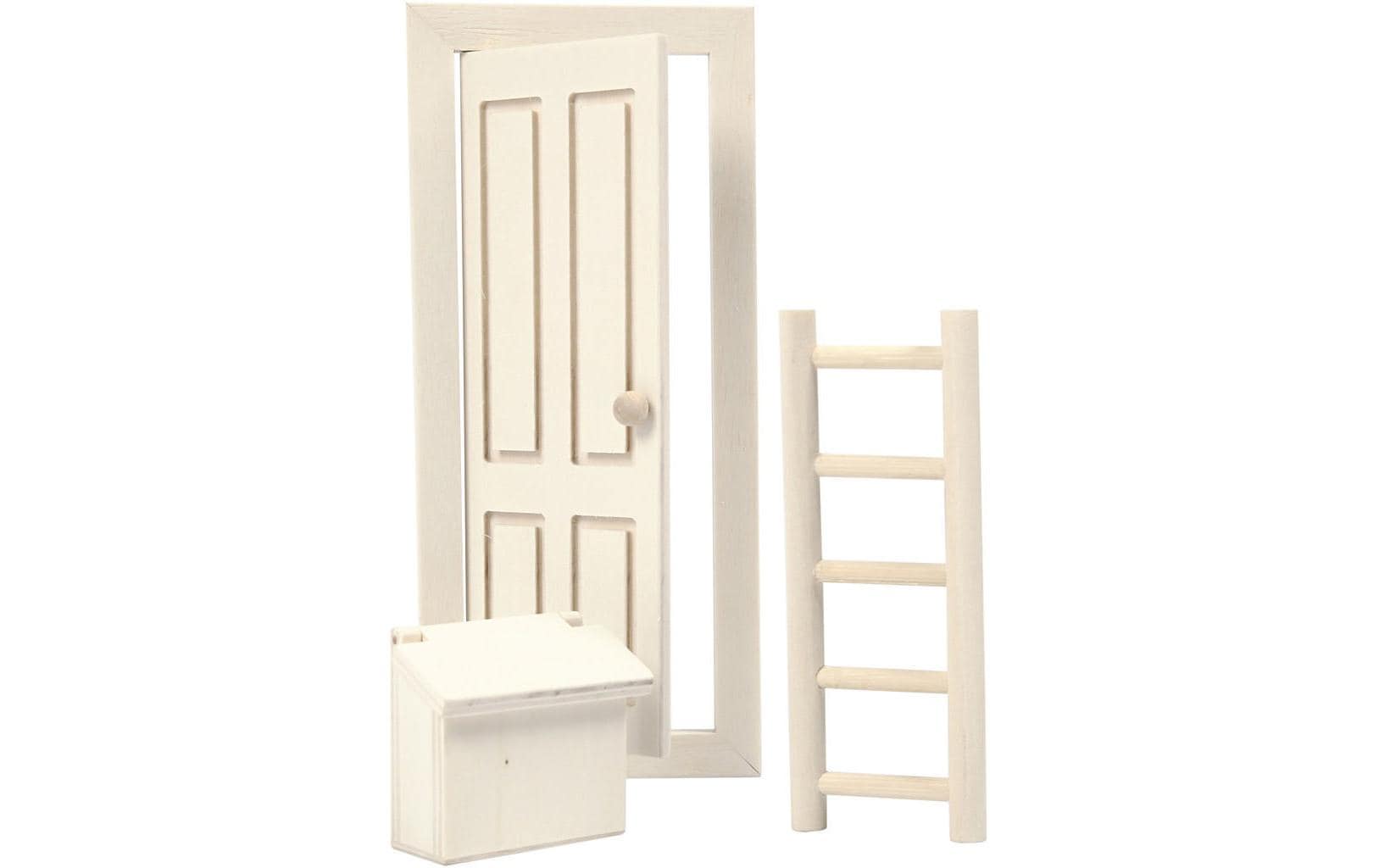 Creativ Company Mini-Möbel Wichteltür mit Briefkasten 18 cm