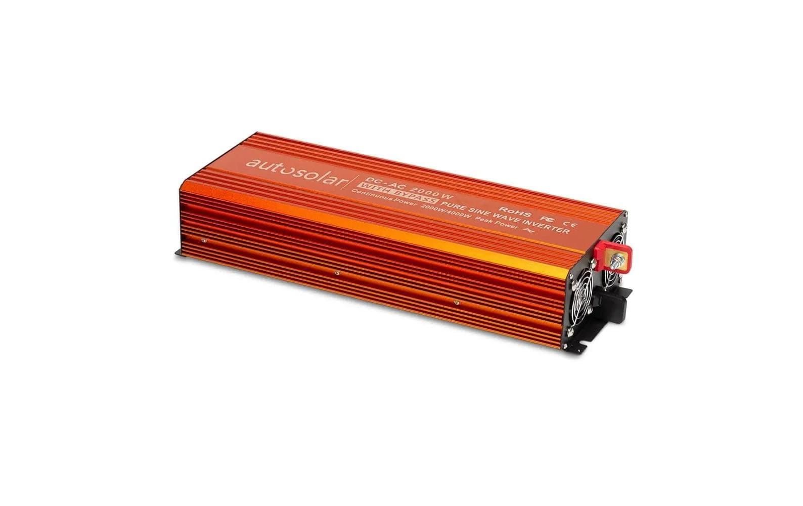 autosolar Wechselrichter mit bypass 24 V DC zu 230 V AC 2000 W autosolar Wechselrichter mit bypass 24 V DC zu 230 V AC 2000 W