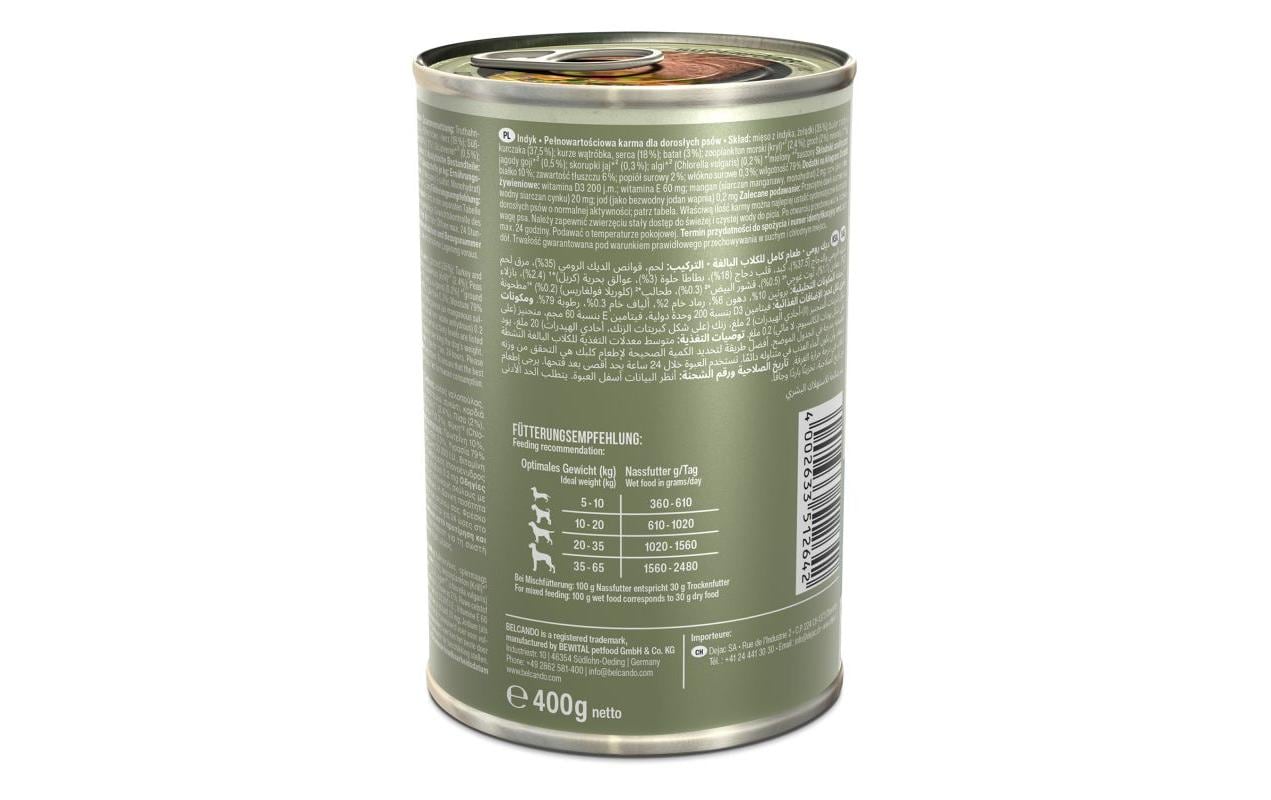 Belcando Nassfutter Holistic Turkey 400 g