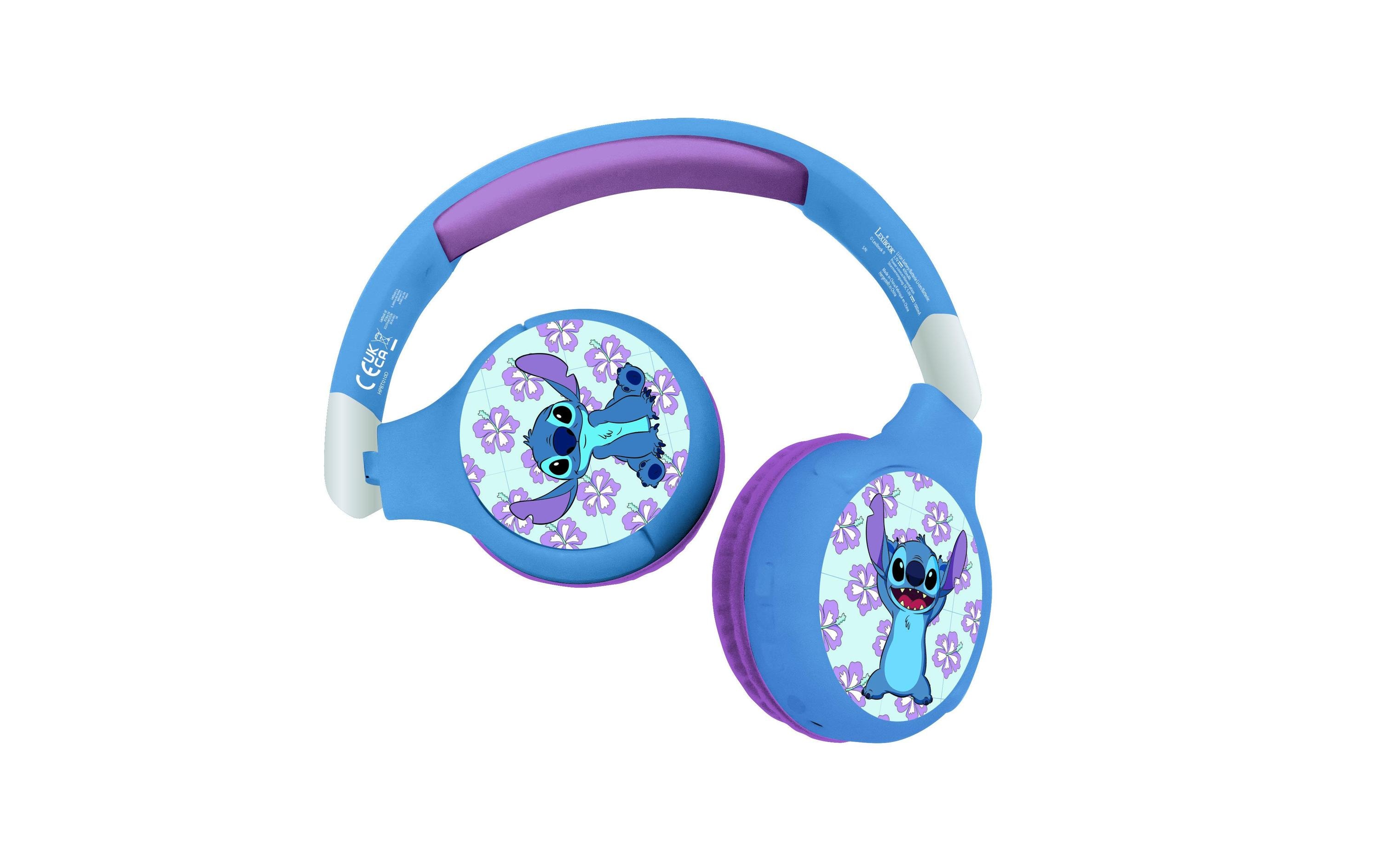 Lexibook 2-in-1-Bluetooth/Kabel-Kopfhörer Stitch Blau