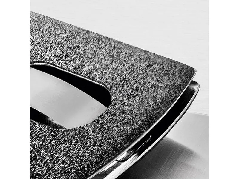 Sigel Visitenkartenetui 6 x 10.1 x 1.3 cm, Schwarz/Silber
