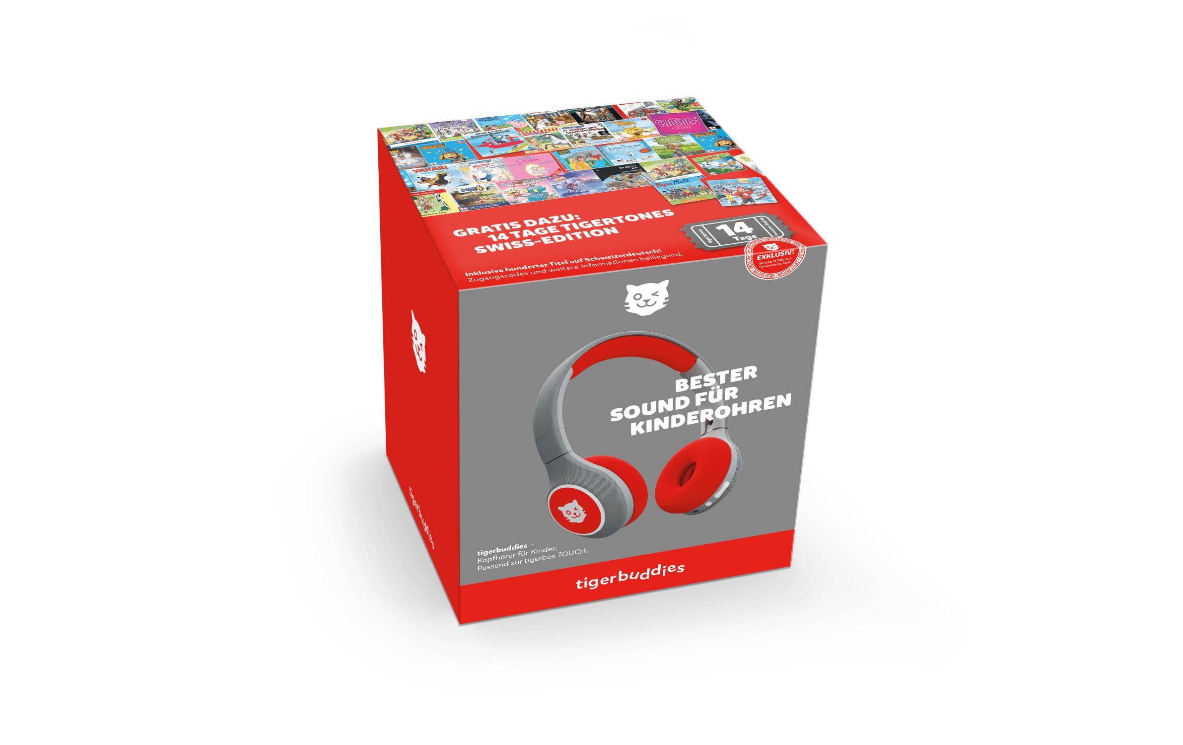 Tigermedia Tigerbuddies Kopfhörer rot Tigermedia Tigerbuddies Kopfhörer rot