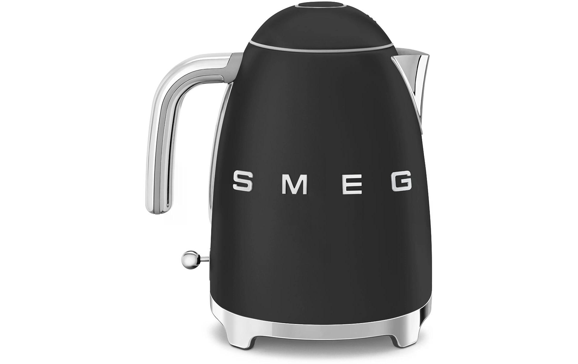 SMEG Wasserkocher 50's Style KLF03BLMEU 1.7 l, Schwarz matt