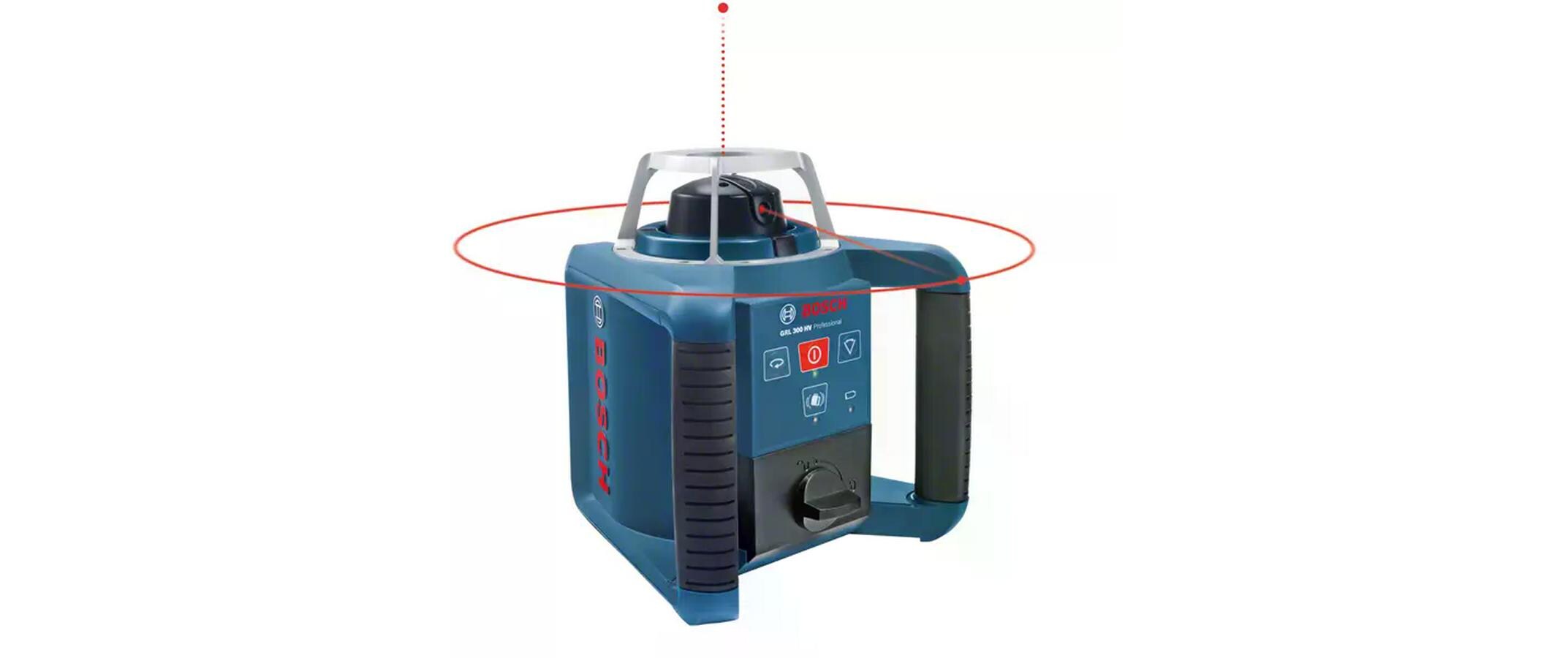 Bosch Professional Rotationslaser mit RC 1, WM 4 und LR 1,GRL 300 HV, 300 m Bosch Professional Rotationslaser mit RC 1, WM 4 und LR 1,GRL 300 HV, 300 m