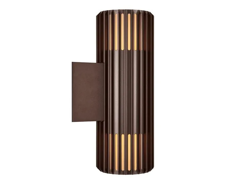 Nordlux Wandleuchte Aludra Double 2 x 15W, E27, IP54, braun Nordlux Wandleuchte Aludra Double 2 x 15W, E27, IP54, braun