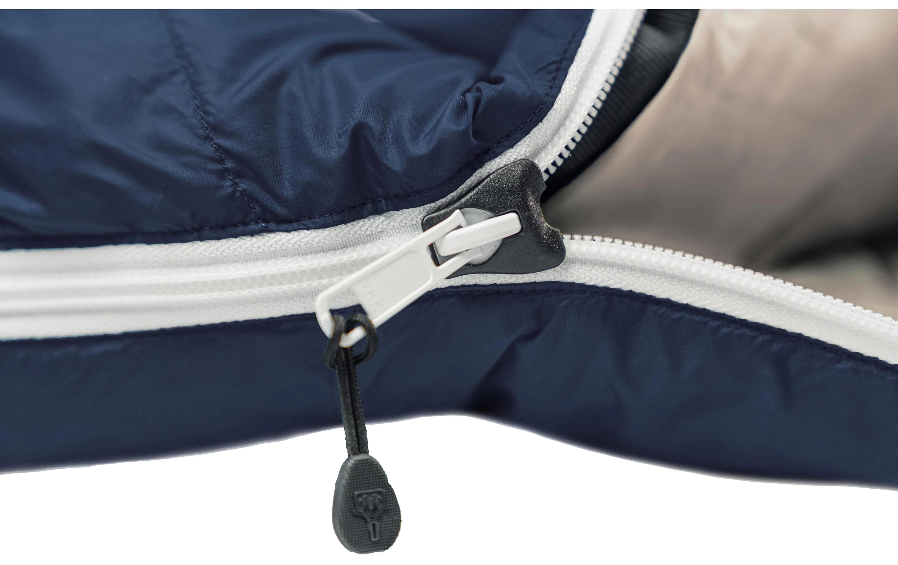 Grüezi Bag Schlafsack Biopod Wolle Murmeltier Comf. XXL Night Blue